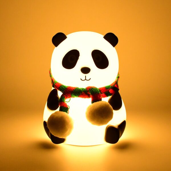 Panda 7-Color LED Silicone Touch Lamp (1 Pc) - Front View by Nari Haat, Indian ethnic wear, women clothing, designer ...