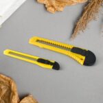 Heavy Duty, Working Cutter Knife (5 Pc Set) - Neckline Detail by Nari Haat, Indian ethnic wear, women clothing, desig...