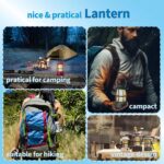 LED Camping Lante Light Retro Style Lighting Battery Type-c Rechargeable (1 Pc) - Back View by Nari Haat, Indian ethn...