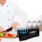 Kitchen Knife Sharpener – Handheld Chefs & Serrated (1 Pc, Chopper Not Included) - Full Detail by Nari Haat, Indian...