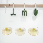 Transparent Rubber Vacuum Sucker, Suction Cup Hooks (18 Pcs Set) - Closeup Embroidery by Nari Haat, Indian ethnic wea...