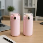 Water Bottle for Kids – Insulated Vacuum Stainless Steel Bottle (300 ML Approx) - Neckline Detail by Nari Haat, Ind...