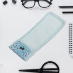 Remote Control Cover - Cartoon Cloth Lace Protective Case (Big, 24×8cm) - Neckline Detail by Nari Haat, Indian ethni...