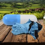 5 Fold Manual Open Umbrella With Capsule Case (1 Pc) - Closeup Embroidery by Nari Haat, Indian ethnic wear, women clo...