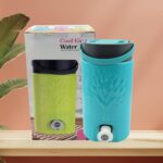 Insulated water jug with tap for travel