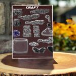 Reusable Transparent Rubber Stamp for Paper Crafts (Mix Design / 1 Sheet) - Full Detail by Nari Haat, Indian ethnic w...