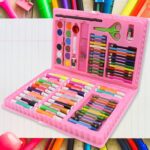 Art Set Kids Art Supplies Coloring Case Kit Painting & Drawing Sets (86 Pcs Set) - Back View by Nari Haat, Indian eth...