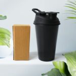 Shaker Bottle Perfect for Protein Shakes and Pre Workout Gym  Leak-Proof Flip  Bottle for Hot & Cold Drinks 1 pc - Cl...