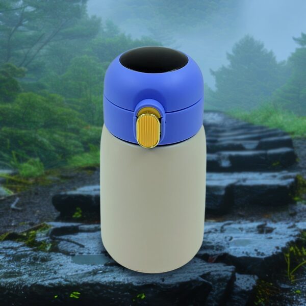 Smart Vacuum Insulated Water Bottle with LED Temperature Display (300 ML Approx) - Front View by Nari Haat, Indian et...