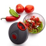 Manual Food Chopper, Compact & Powerful Hand Held Vegetable Chopper / Blender - Closeup Embroidery by Nari Haat, Indi...