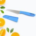 Stainless Steel Knife For Kitchen Use, Knife Set, Knife & Non-Slip Handle With Blade Cover Knife, Fruit, Vegetable,Kn...