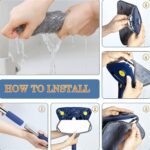 360° Rotatable Mop Triangle Mop with Long Handle (1 Pc / 113 Cm) - Back View by Nari Haat, Indian ethnic wear, women...