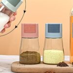 Glass Salt Dispenser for Cooking with 0.5g Precision (1 Pc) - Fabric Detail by Nari Haat, Indian ethnic wear, women c...