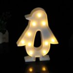 Penguin Shaped Light LED Light Kids Room (1 Pc / Battery Not Included) - Back View by Nari Haat, Indian ethnic wear, ...