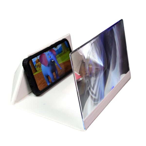 3D HD Mobile Phone Screen Magnifier Amplifier (1 Pc / 12 Inch) - Front View by Nari Haat, Indian ethnic wear, women c...