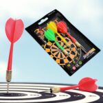 Small 3 Pcs Dart Set for Dart Board – Indoor & Outdoor Game for Kids (3 Darts) - Front View by Nari Haat, Indian et...