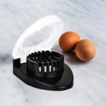 Oval Shape Plastic Multi Purpose Egg Cutter / Slicer with Stainless Steel Wires - Front View by Nari Haat, Indian eth...