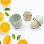 Manual Citrus Juicer (Portable & Food-Grade Plastic, 1 Pc - Closeup Embroidery by Nari Haat, Indian ethnic wear, wome...