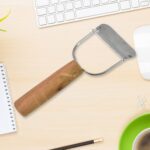 Wooden Handle Metal Vegetable Cutter, Peeler, Slicer (1 Pc / B Grade) - Closeup Embroidery by Nari Haat, Indian ethni...