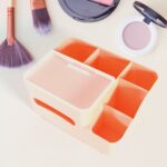 6-Compartment Desk Organizer – Multi-Function Storage  (Home/Office) - Closeup Embroidery by Nari Haat, Indian ethn...