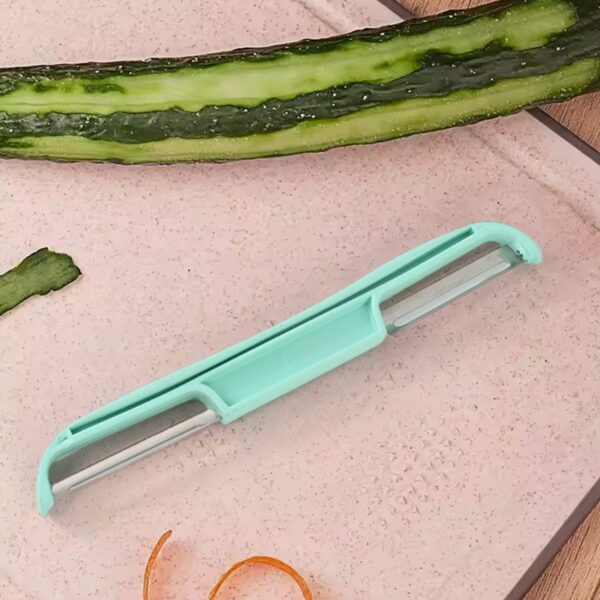 Double Side Potato Peeler Stainless Steel Peeler Cutter (1 Pc) - Front View by Nari Haat, Indian ethnic wear, women c...