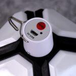 Foldable Camping Light USB Rechargeable LED Lamp with Hanging Hook (1 Pc) - Back View by Nari Haat, Indian ethnic wea...