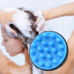 Hair Scalp Massager Shampoo Brush Comb (1 Pc), Hair accessories - Closeup Embroidery by Nari Haat, Indian ethnic wear...