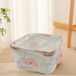 Small Foldable Storage Boxes Cubes Container Organizer Baskets Fabric Drawers Bedroom, Closet, Toys, Thick Cloth Shim...