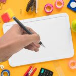 Writing Black Gel Pen for School Stationery Gift for Kids (8 Pcs set) - Back View by Nari Haat, Indian ethnic wear, w...