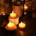 Tealight Diwali Candle – Smokeless, Long-Burning, Mix Color (1 Pc) - Full Detail by Nari Haat, Indian ethnic wear, ...
