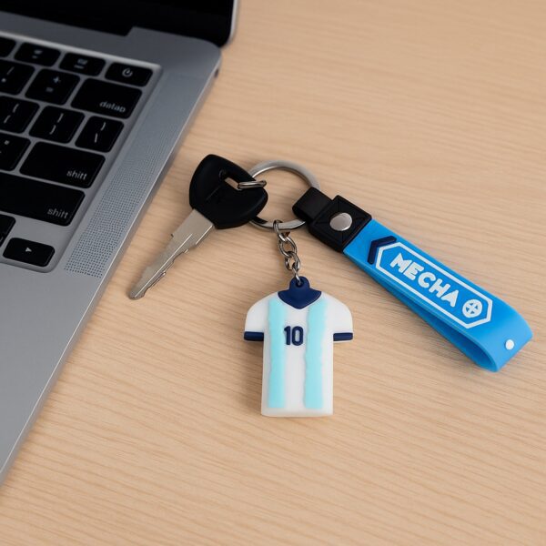 Cute Cartoon Silicone 3D Key Chain with Metal Hook & Strap (Pack of 1 / Mix Design) - Front View by Nari Haat, Indian...