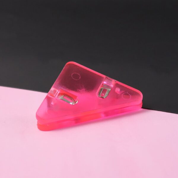 Triangle Paper Clips | Small Corner Clips for Paper, Document Clip (1 pc) - Front View by Nari Haat, Indian ethnic we...