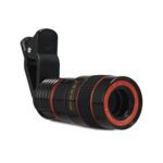 Clip-on 8X Optical Zoom Telescope Phone Camera Lens - Front View by Nari Haat, Indian ethnic wear, women clothing, de...