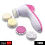 5-in-1 Smoothing Body & Facial Massager (Pink) - With Dupatta by Nari Haat, Indian ethnic wear, women clothing, desig...