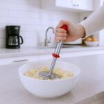 Stainless Steel Potato Masher, PauBhaji Masher - Back View by Nari Haat, Indian ethnic wear, women clothing, designer...