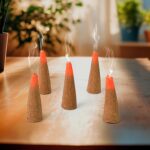 Mix Flavour Dhoop Cones, Premium Dhoop (120 GM/ Mix/ 1pc) - Neckline Detail by Nari Haat, Indian ethnic wear, women c...