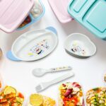 5in1 Baby Feeding Set for Kids and Toddlers,Children Children Dinnerware Set - Feeding Set for Kids, Cartoon Design P...