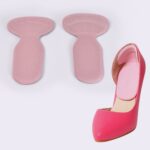 2 in 1 T Shaped Silicone Self Adhesive Shoe Heel Pads Insoles (1 Pair) - Front View by Nari Haat, Indian ethnic wear,...