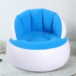 Kids inflatable sofa chair with backrest & Foot Air Pump (1 Set 85x74 Cm Approx) - Closeup Embroidery by Nari Haat, I...