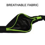 Running Hiking Jogging Walking Reflective Waterproof Waist Bag Compatible Belt Bag - Back View by Nari Haat, Indian e...