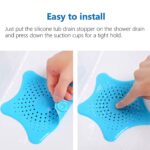 Star Shape Suction Cup Kitchen Bathroom Sink Drain Strainer Hair Catcher, Drain - Back View by Nari Haat, Indian ethn...