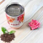 Stainless Steel Vacuum Insulated Mug with Lid, Tumbler (1 Pc / Mix Design & Color) - Full Detail by Nari Haat, Indian...