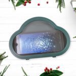 Smartphone / Mobile Stand, Waterproof Case, Smartphone Stand (1 Pc / Gray colour) - Back View by Nari Haat, Indian et...