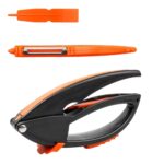 Multifunctional Garlic Press, Garlic Mincing & Crushing Tool (1 Pc) - Front View by Nari Haat, Indian ethnic wear, wo...