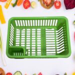 Multipurpose Plastic Kitchen Basket for Vegetables Fruits WashingOrganizer 43×30 cm - Neckline Detail by Nari Haat, ...