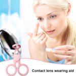 Plastic Ergonomic Women Eye Care Contact Lenses Inserter Remover Tool (1 Pc) - Back View by Nari Haat, Indian ethnic ...