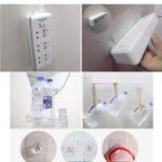 Self Adhesive Hooks Sticker | Screw Nut and Bolt Type (4 Pcs Set) - Sleeve Design by Nari Haat, Indian ethnic wear, w...