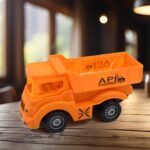 Friction Powered Dumper Toy Truck For Kids | With Opening Container Feature | Strong & Durable Plastic Material | Ind...