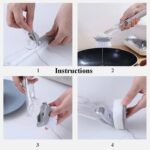 Mix Color Dish Scrubber with Soap Dispenser, Soap Dispensing Dish Brush Set, Dishwashing Brushes Kitchen Scrub Dish W...