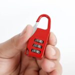 Round Resettable Code Number Padlock - Back View by Nari Haat, Indian ethnic wear, women clothing, designer suit